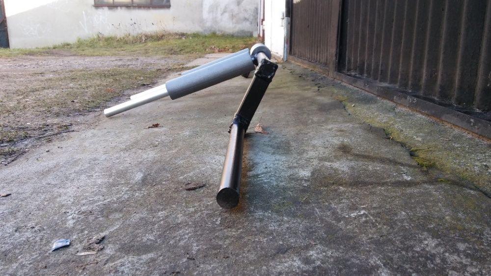 Gryf sztanga squat bar do przysiadów i wykroków 200 cm , asekuracja