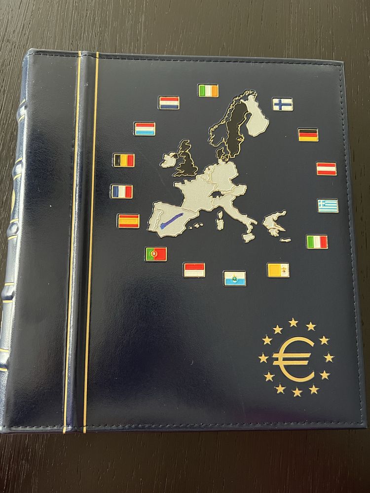Album coleção moedas euro
