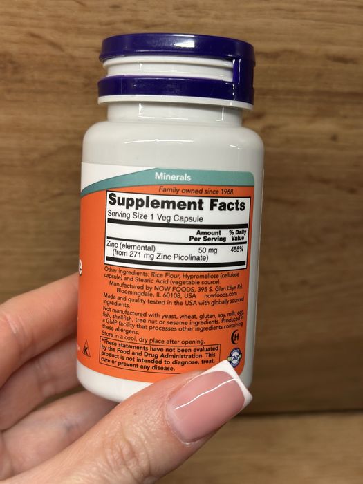 Zinc picolitate 50 mg, 60 шт