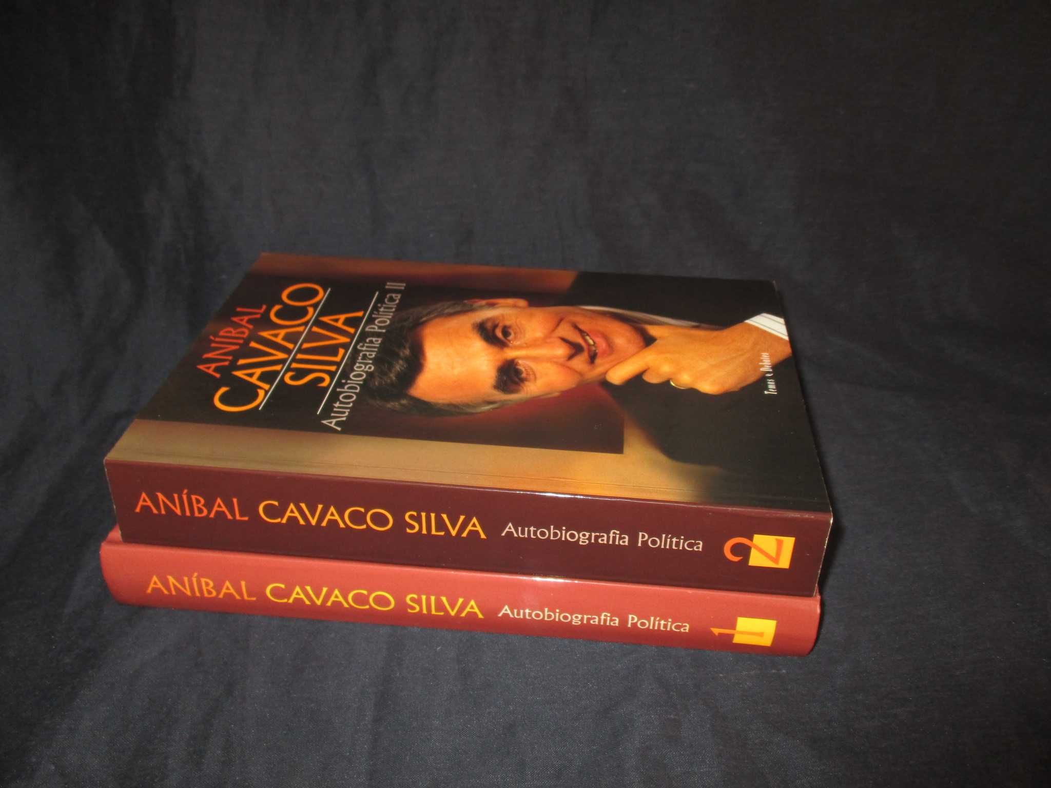 Livros Autobiografia Política I e II Aníbal Cavaco Silva