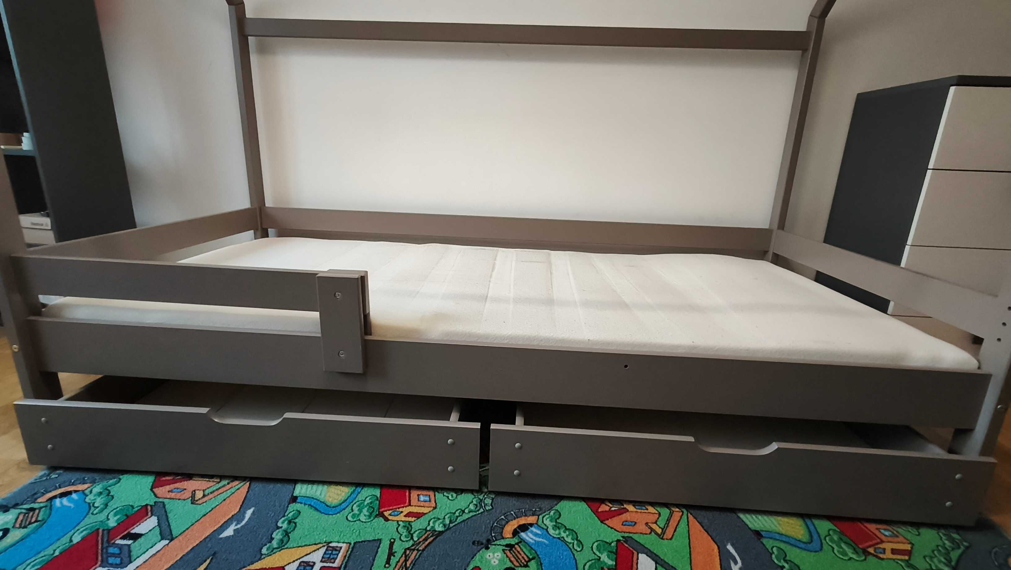 Łóżko DOMEK dla dziecka 90X200 plus materac GRATIS