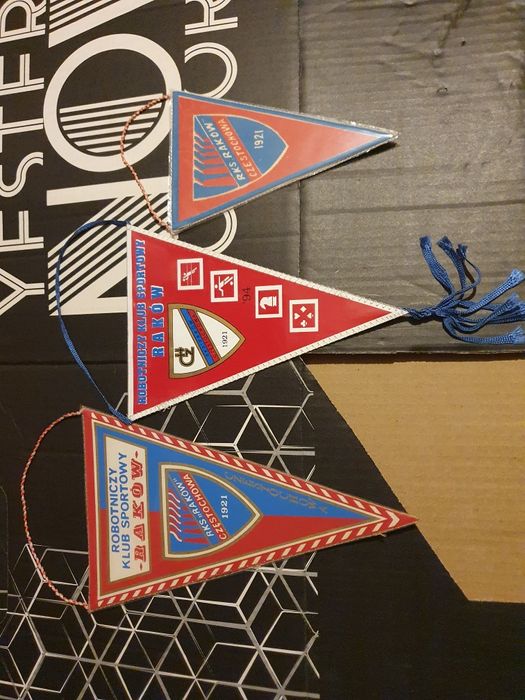 Zestaw proporczyków Raków Częstochowa(OK)