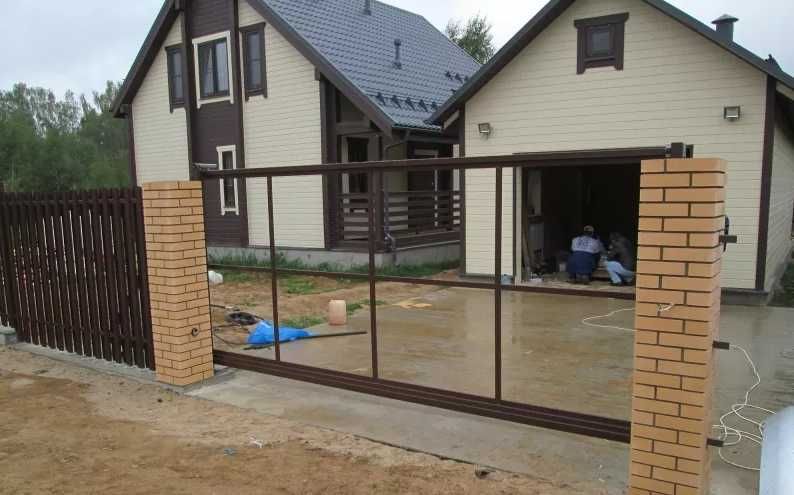 Откатные ворота, Каркас откатных ворот, Фурнитура для ворот, Гарантия