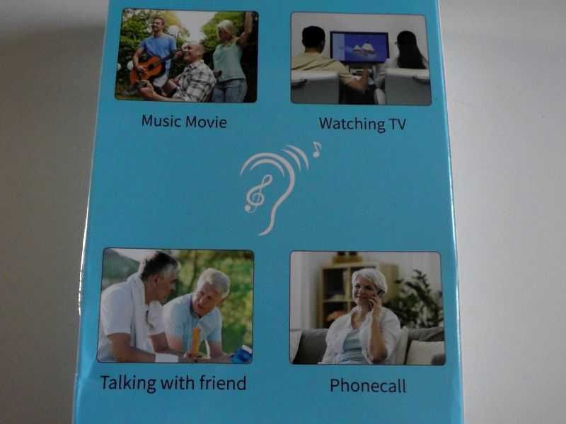 Aparat słuchowy wzmacniacz słuchu akumulatorowy 2 sztuki