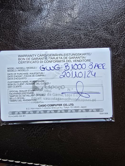 Relógio G-SHOCK solar