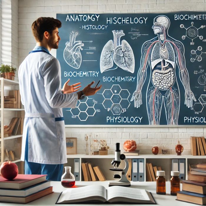 Korepetycje anatomia fizjologia biochemia studentka lekarskiego EKG