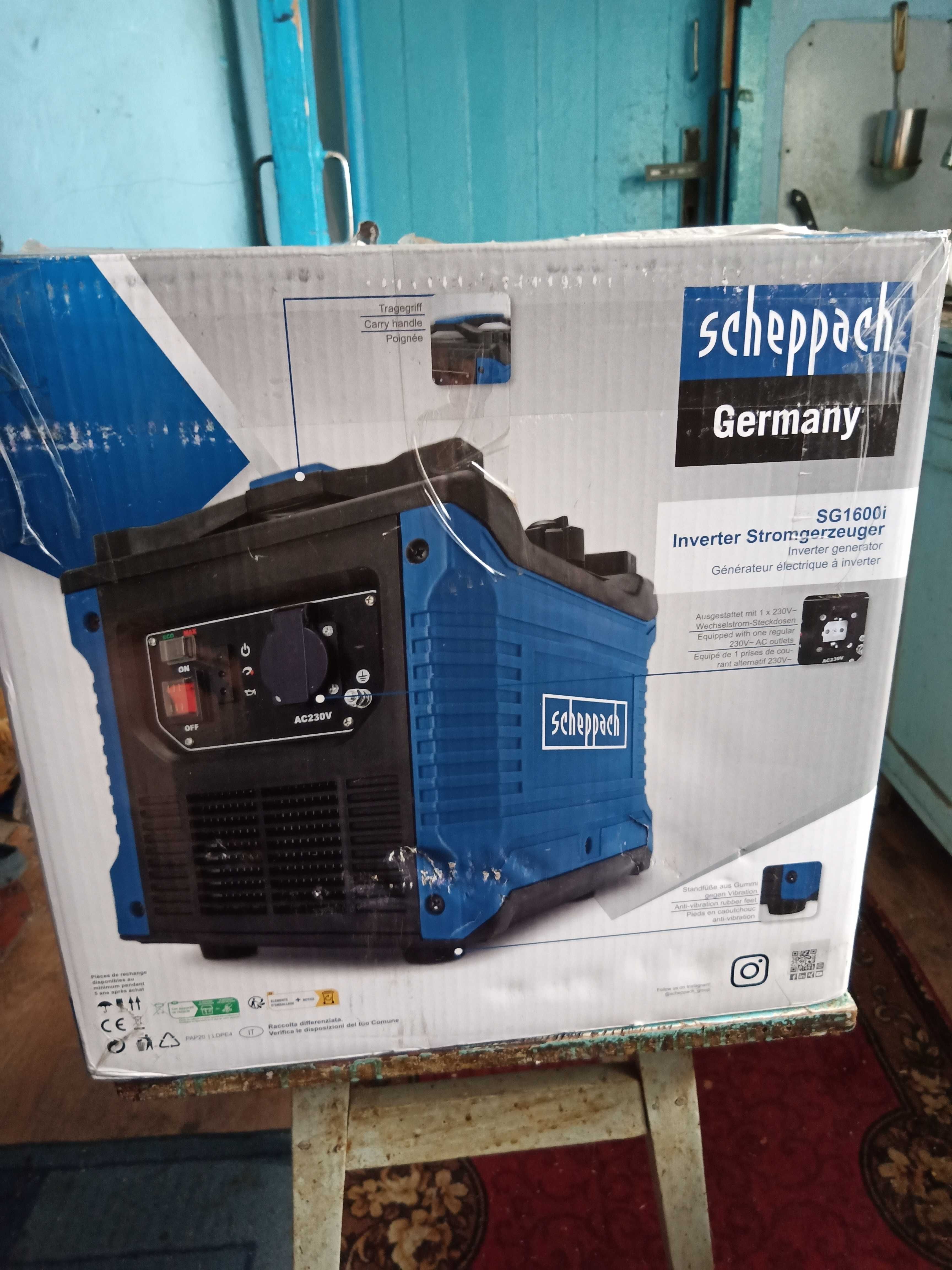 Генератор инверторный Schtppach SG1600I  1 квт.
