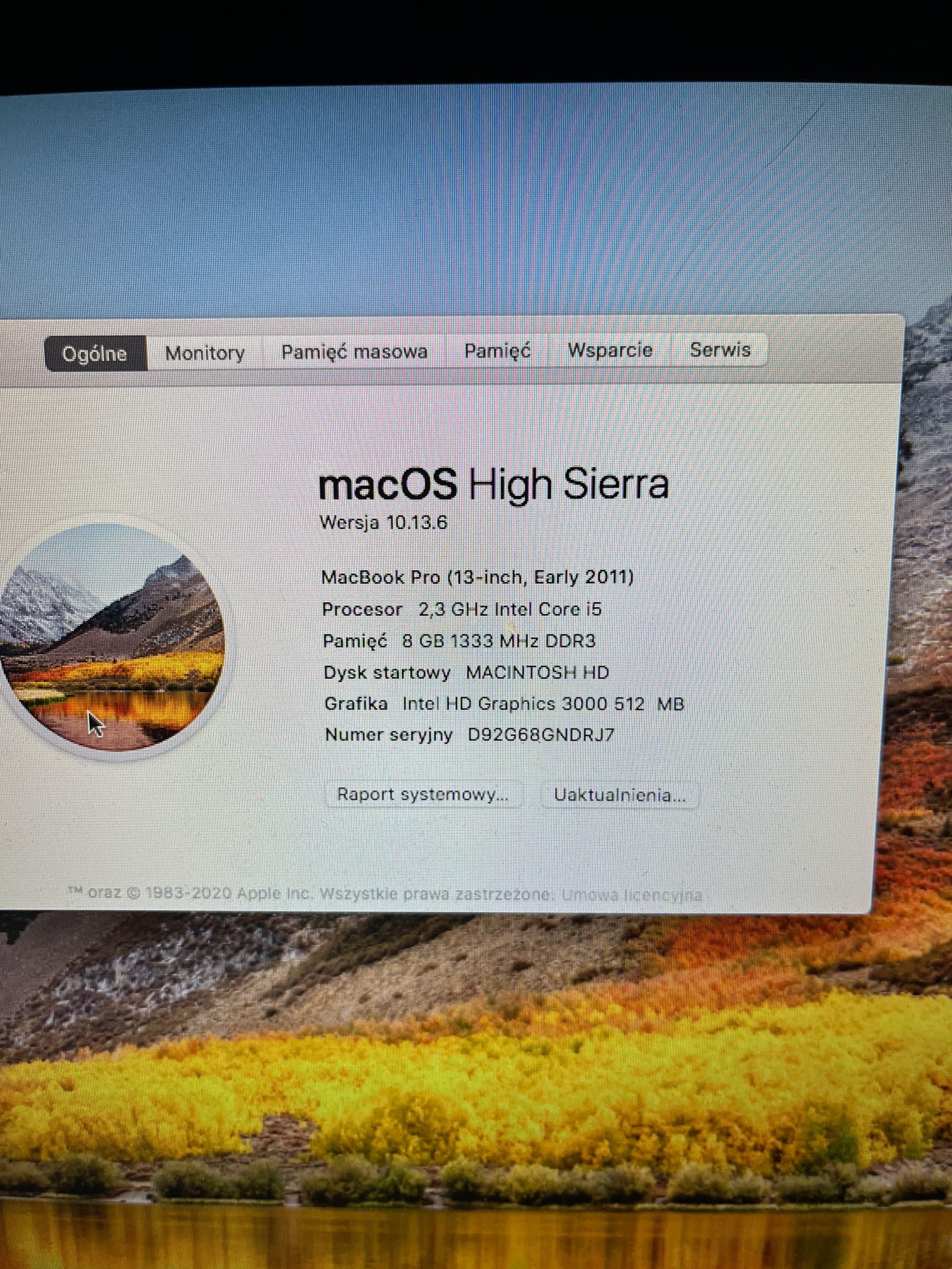 MacBook Pro 13 cali