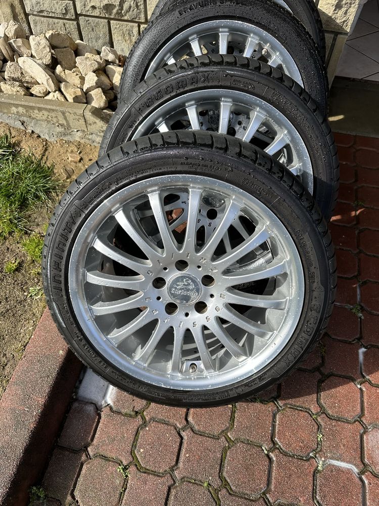 Felgi Carlsson z oponami.   Merzedes e klase w211