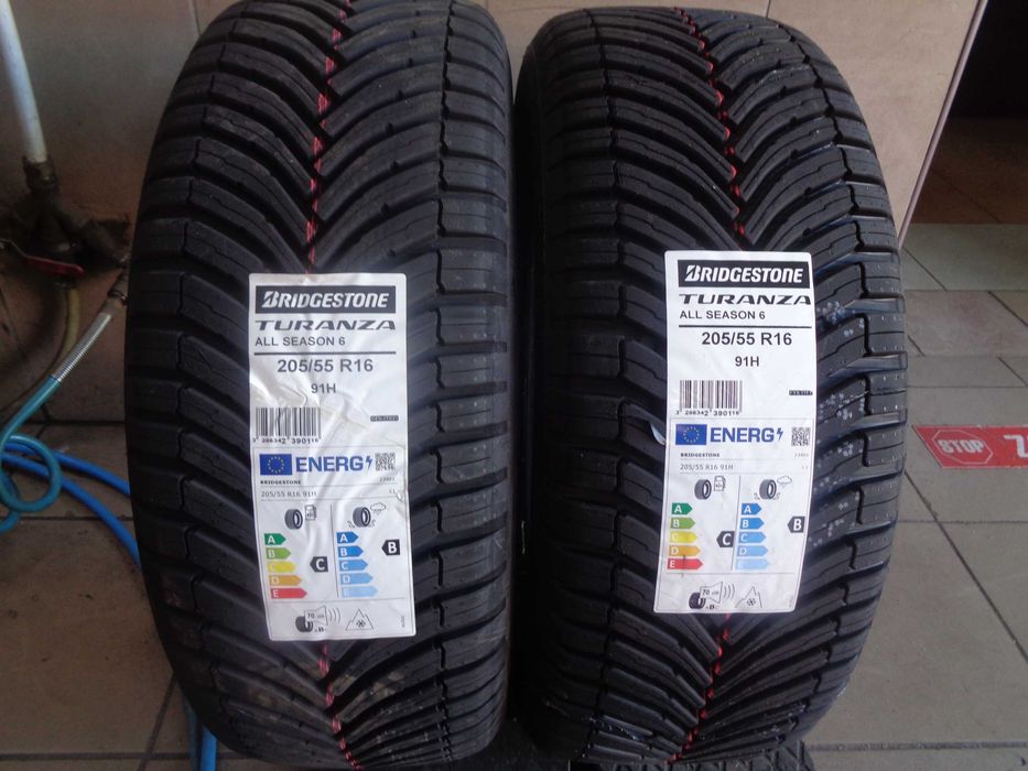 Nowe 205/55R16 BRIDGESTONE Turanza All Season 6 , Opony Całoroczne