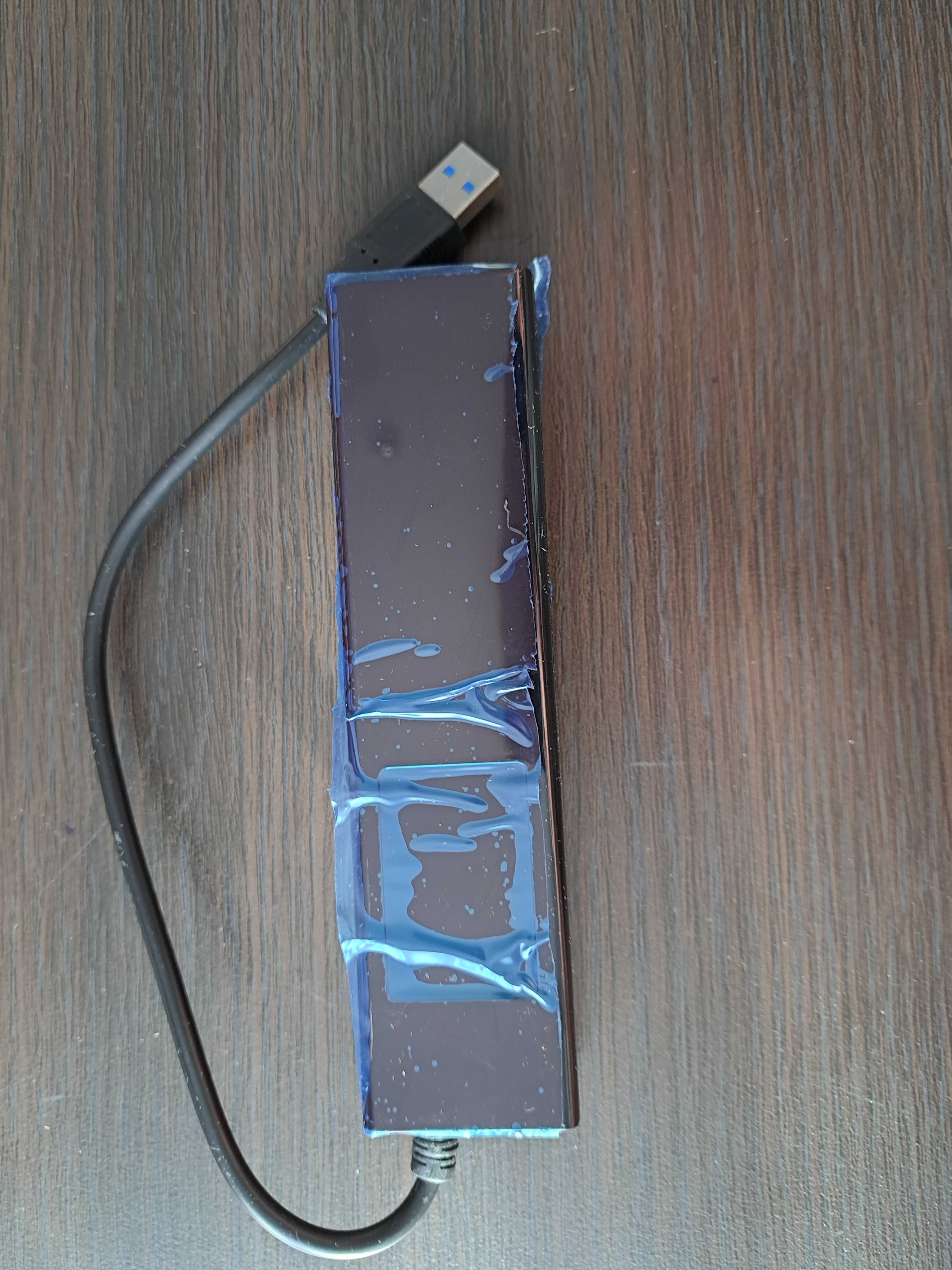 7 portów koncentrator USB 3.0 HUB przenośny 30 cm JimdonHC