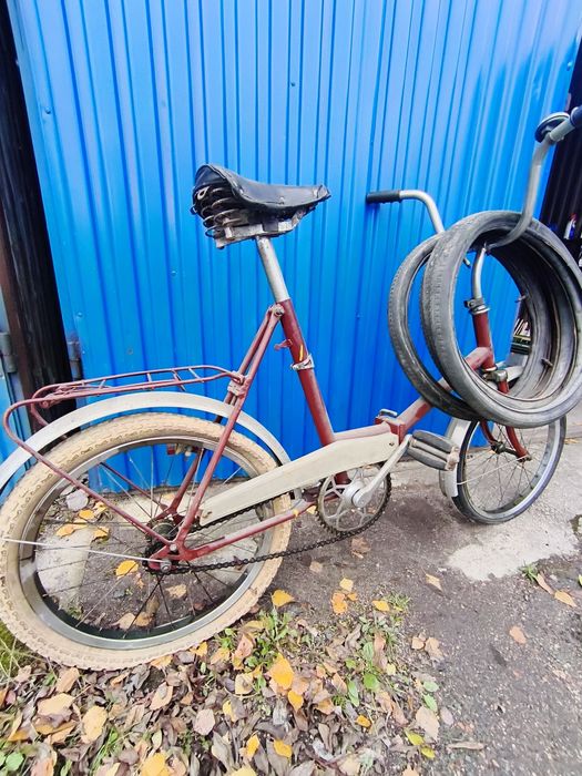 Stary rower Wigry + 4 opony