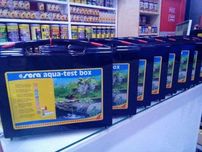 Mala de testes sera para aquario de agua doce