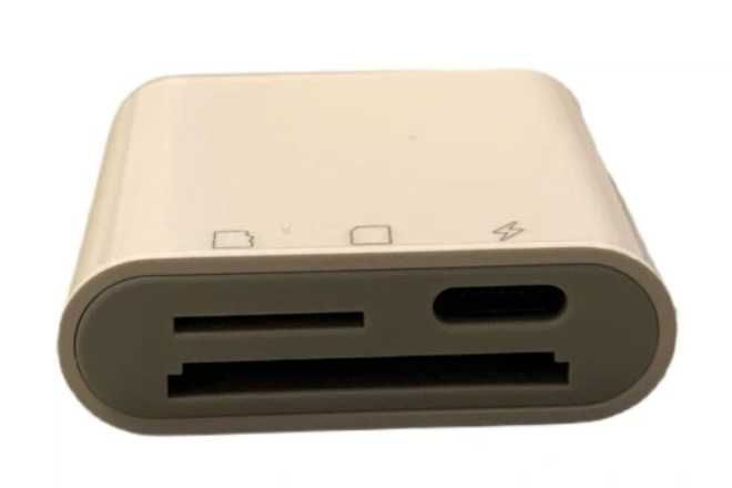 Czytnik adapter przejściówka Micro SD/TF łączę Lightning iPhone iPad