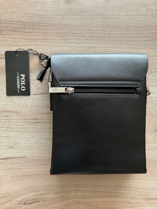 Чоловіча сумка на плече POLO шкіра