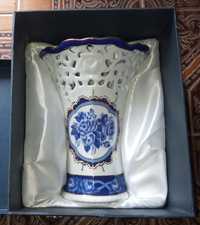 Vaso decorativo porcelana fina - novo com caixa