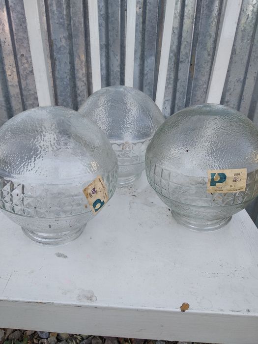 Stare klosze do lamp 3szt