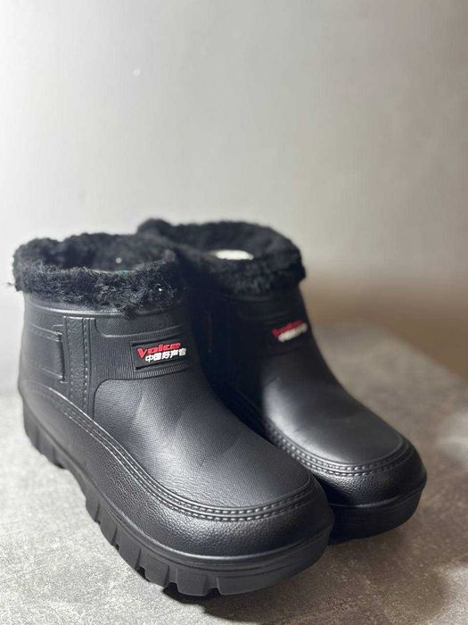 Теплі Зимові Калоші / Чоботи Утеплені Калоші чоловічі на хутрі