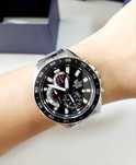 Casio Edifice Chronograph – Nowy | 100M WR | Stal szlachetna