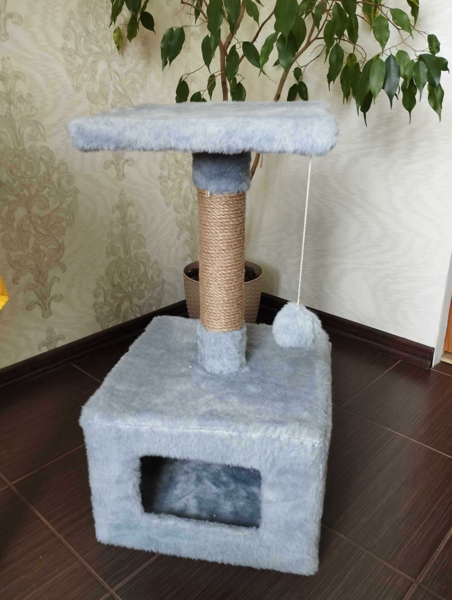 Кігтеточка когтеточка домик ( лежак ) для кота .Будинок для котика