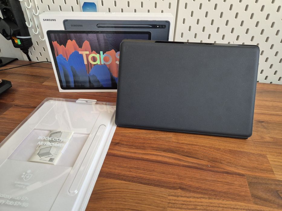 Samsung Tab S7 Plus 265GB + Capa Teclado Samsung