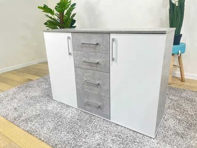 Aparador com 2 portas e 4 gavetas  envio grátis