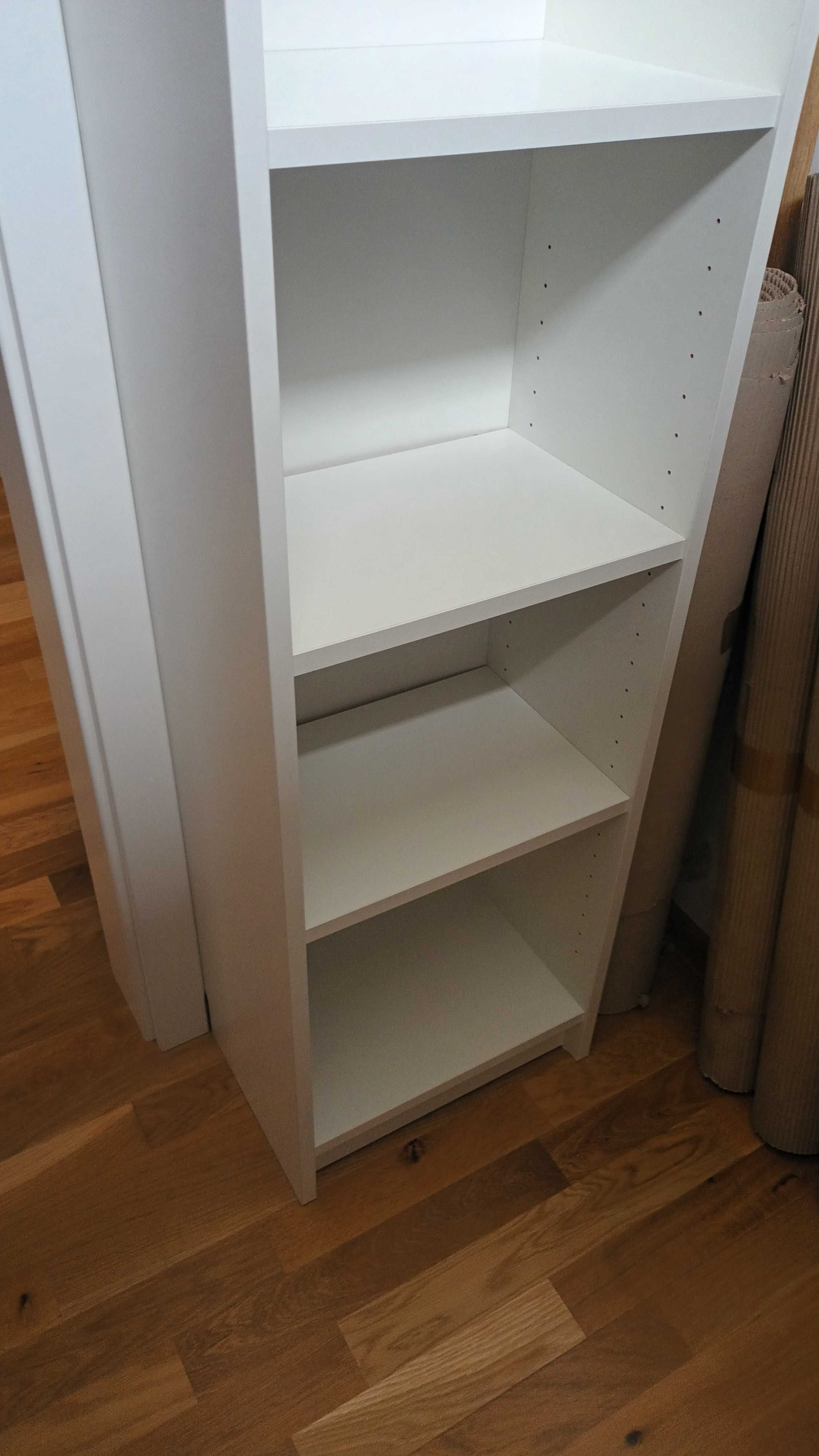 Ikea regał, szafka biała, 40x28x202 cm jak nowy