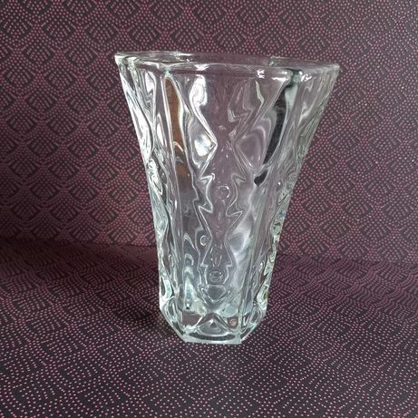 Stary antyczny szklany wazon