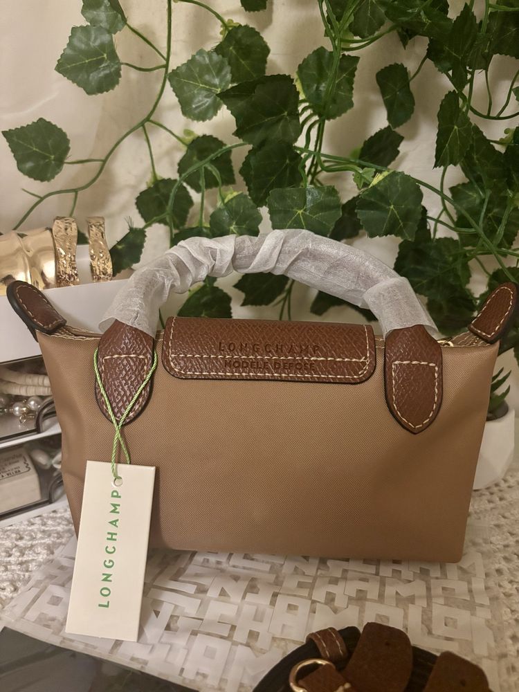 Mini Longchamp Castanha