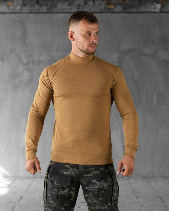 Тактичний військовий гольф на мікрофлісі 46-60р утеплений гольф ЗСУ