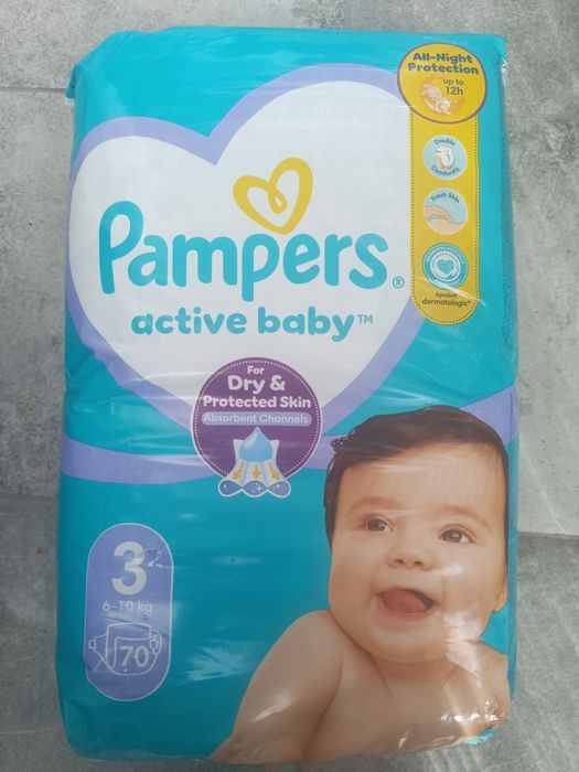 Pampersy 3 trzy paczki