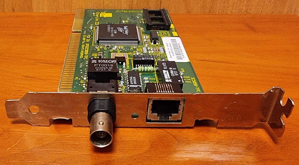 Karta sieciowa magistrala ISA firmy 3COM Etherlink III 3C509B jak nowa