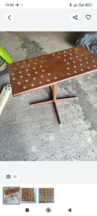 Стіл металевий, розкладається.