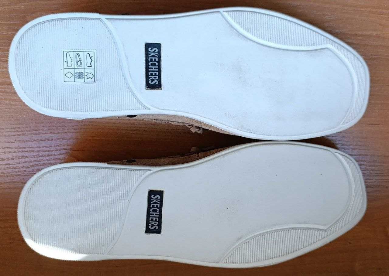 Мокасини нубук чоловічі Skechers, US 9 (42р) 27,7 см