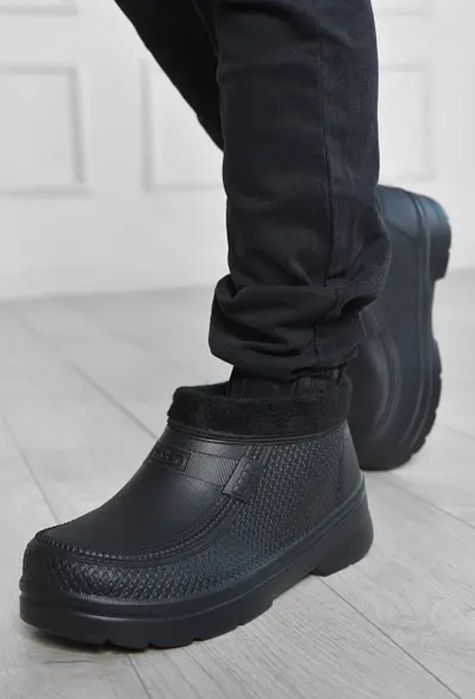 Чоловічі калоші утеплені Чорні та хакі (41-46)