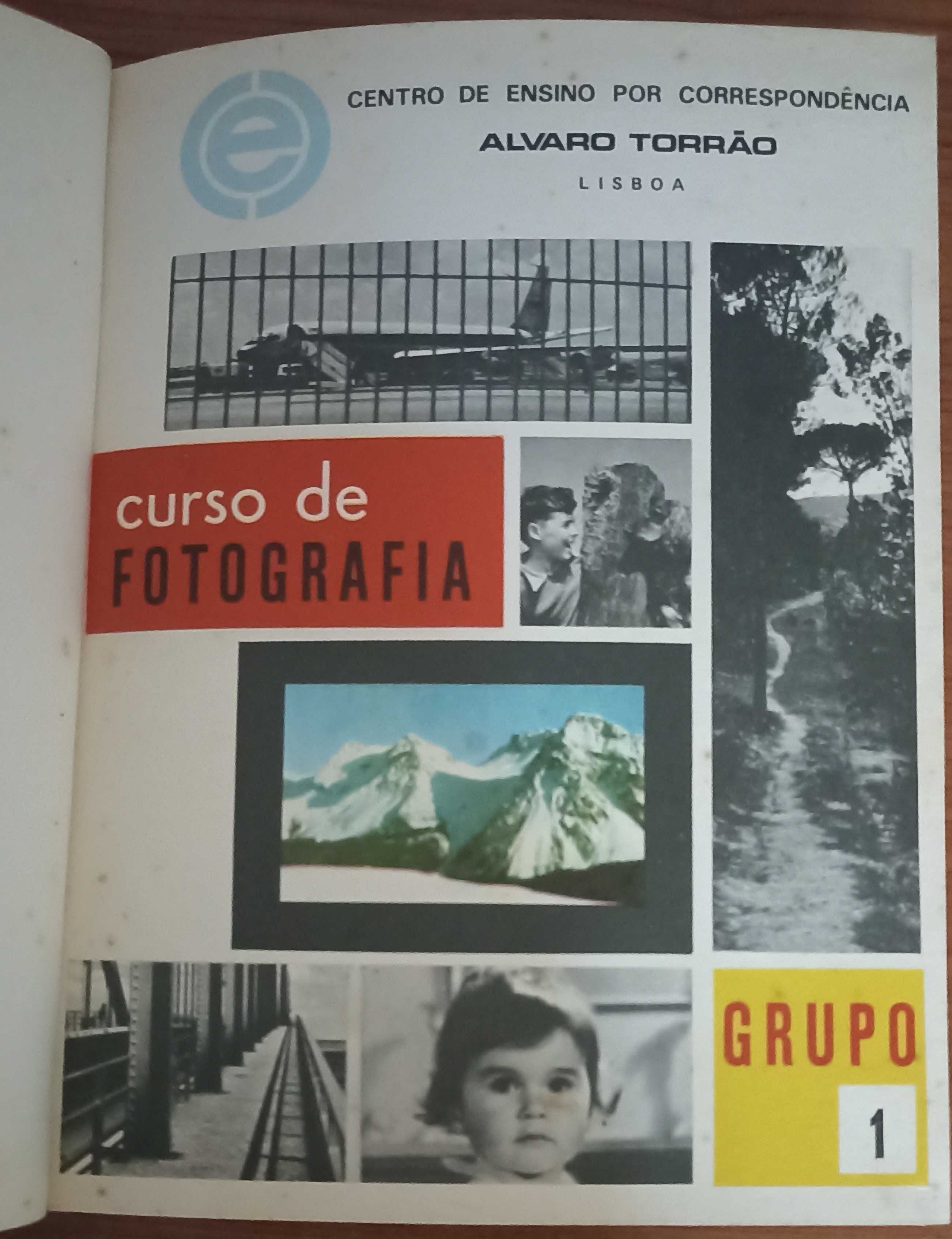 Curso de fotografia Grupos 1 a 15 em 2 volumes encardenados