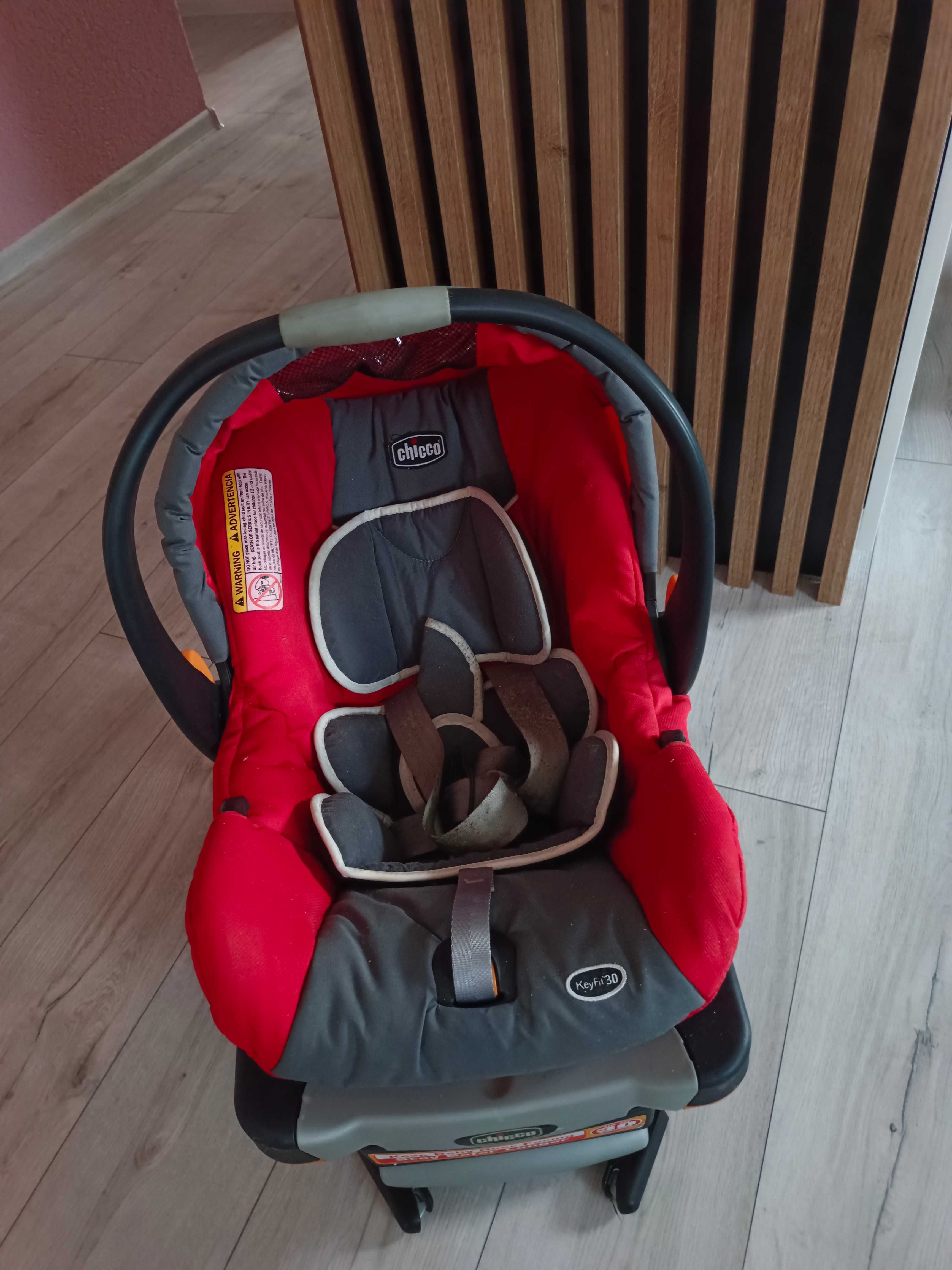 Fotelik samochodowy nosidełko z bazą Chicco 0 kg -13 kg, od noworodka