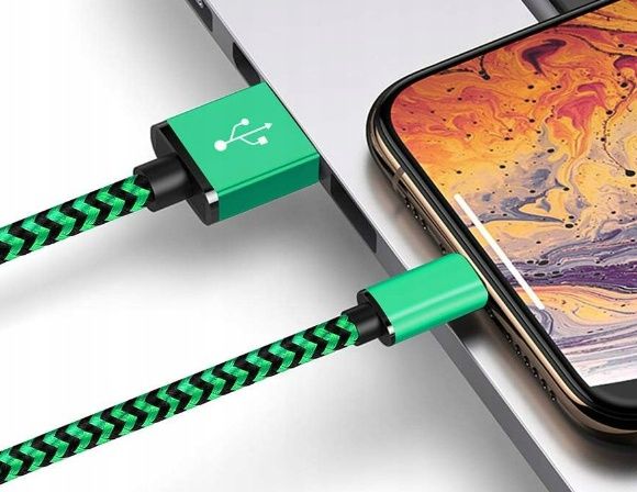 Kable do ładowania iPhone 2m 3 sztuki oplot