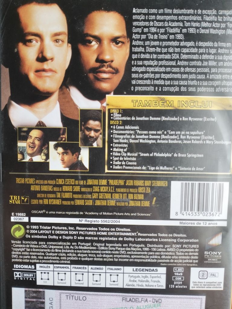 DVD Filadélfia - Edição de 2 discos
