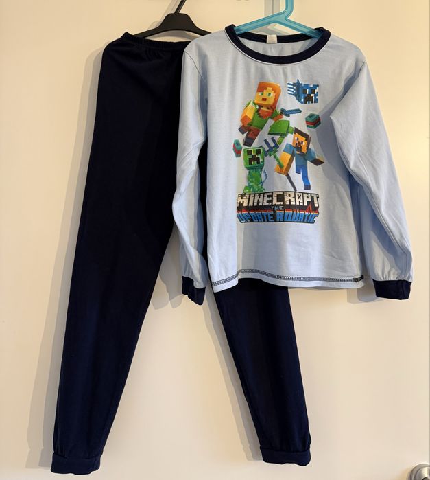 Piżama dla chłopca Minecraft rozmiar 134