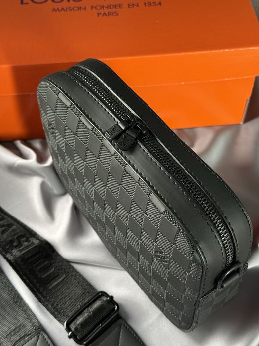 Чоловіча сумка Louis Vuitton мужская сумка барсетка 2в1 дуо клатч