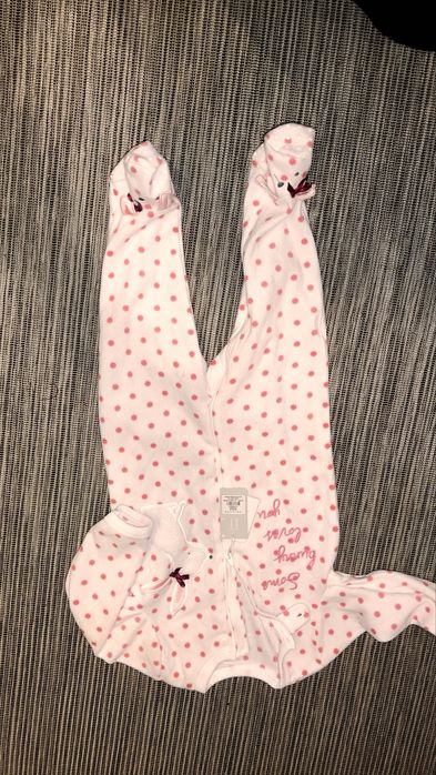 primark rampers niwy z polaru piżamka 80 cm dziewczynka