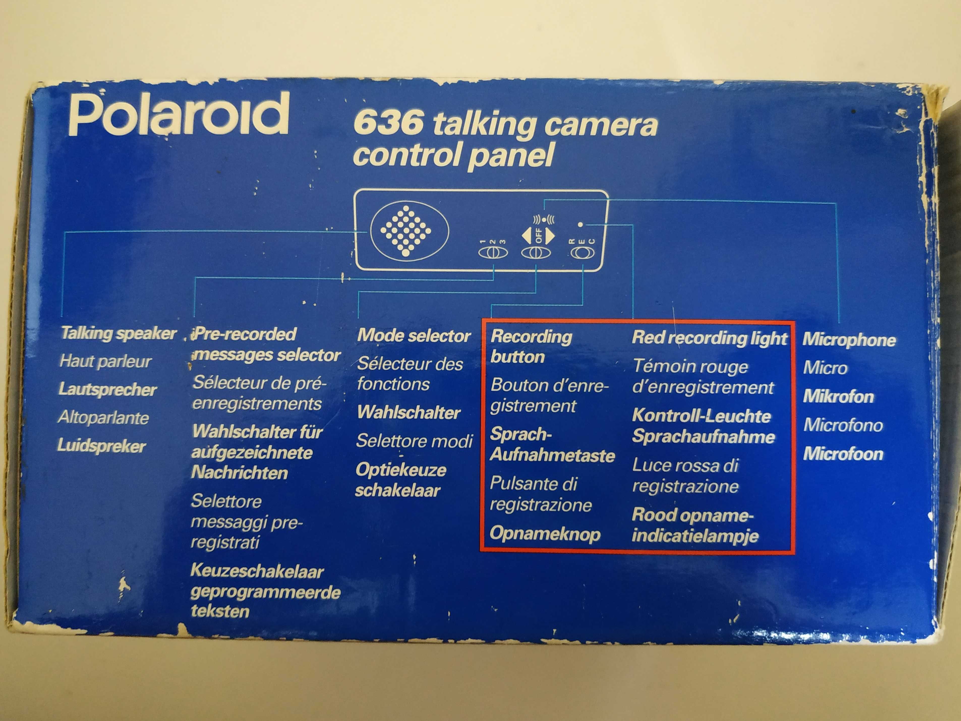 Polaroid 636 Talking Camera (говорящая камера)