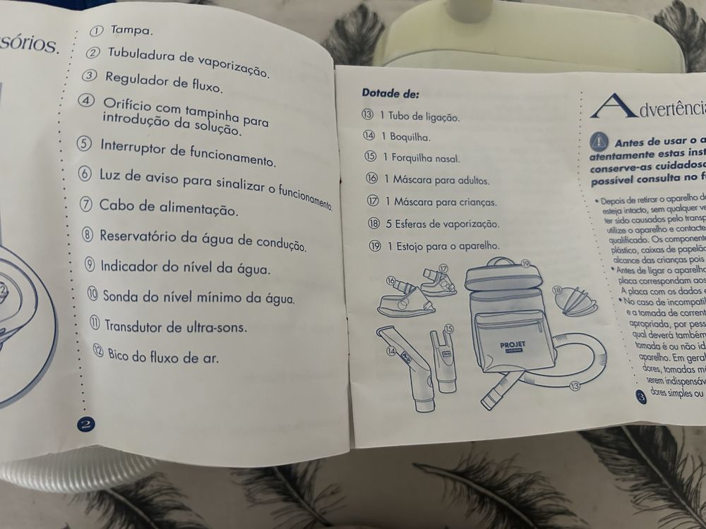 Aparelho ultra sons nebulizador