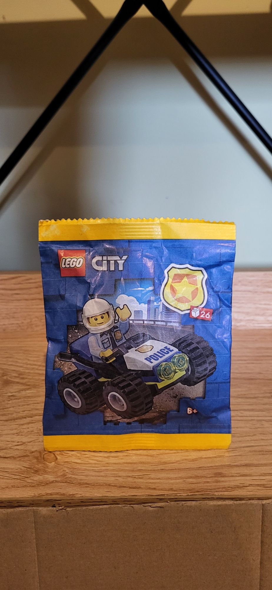 Lego City 952302 Policjant na quadzie saszetka z klockami