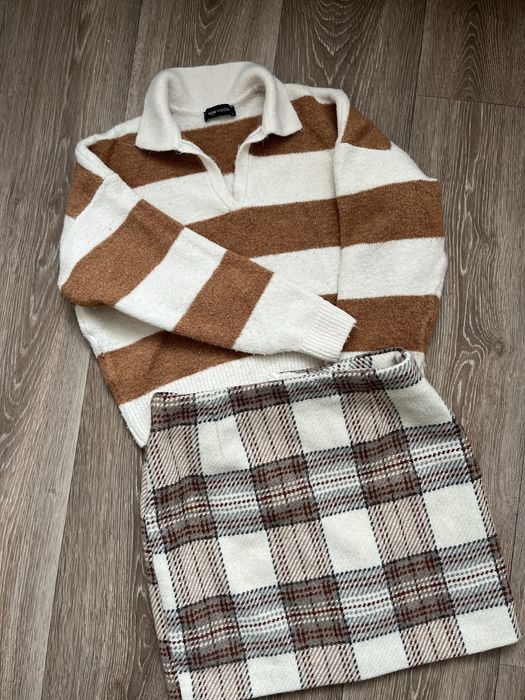 Светр та спідниця набір