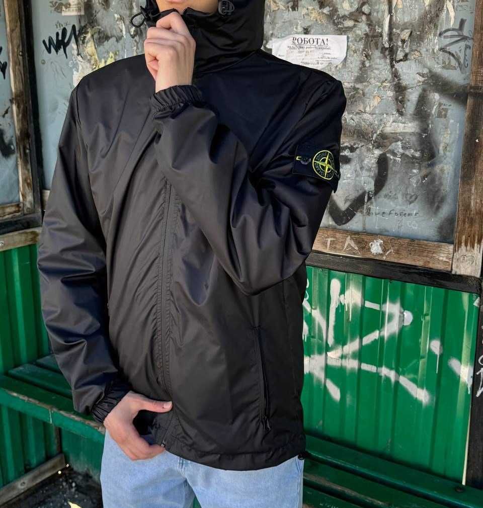 Стонік куртка чорна / Stone Island New Collection GoreTex ветровка