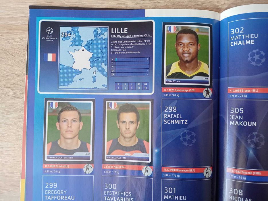 Panini Champions League 2006-07 pusty album na naklejki