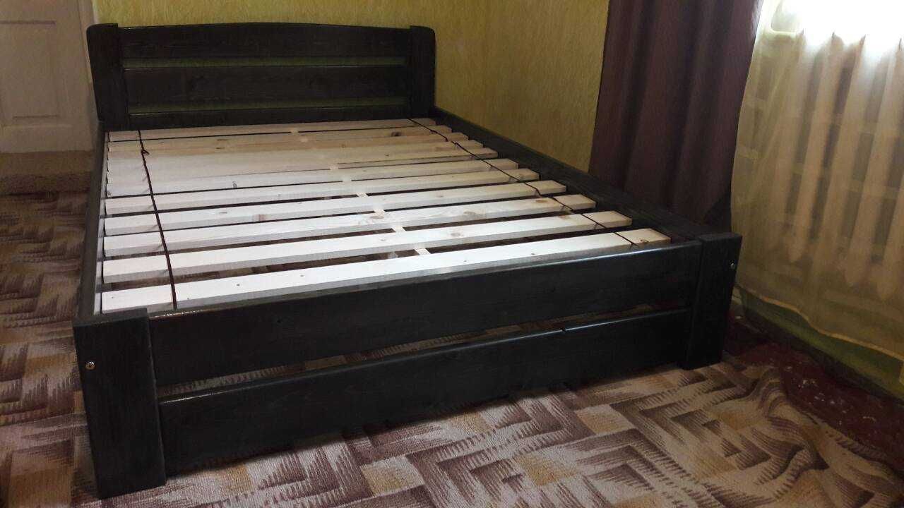 Деревянная 140х200 см, кровать