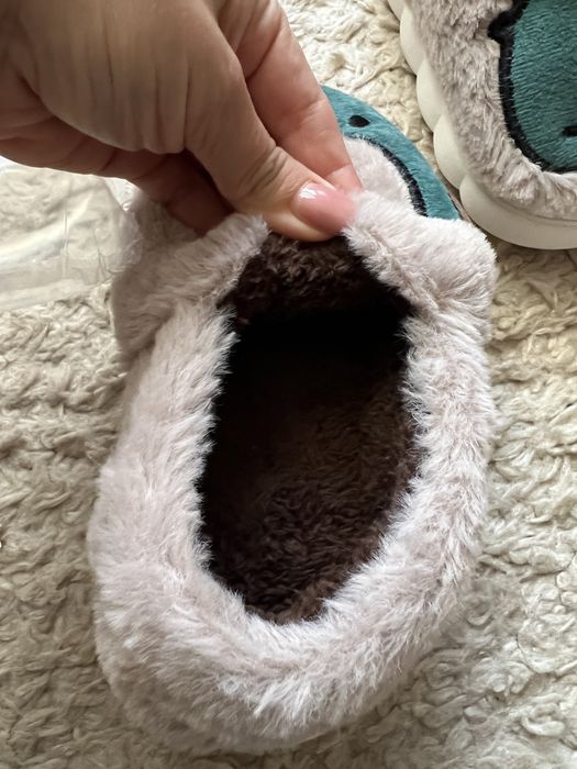 Теплі тапки, дитячі тапочки, тапки в садок